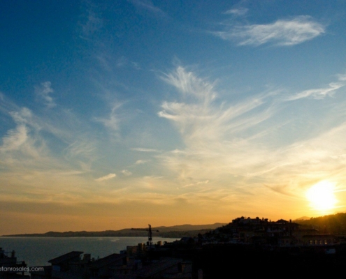 Sunset in Torrequebrada, Benalmadena photo