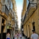 busy street cadiz photo