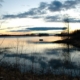 Kontiolahti lake sunset photo