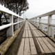 wooden bridge in Helsinki