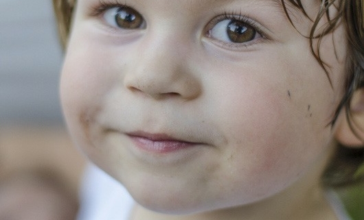 cute small boy close up photo