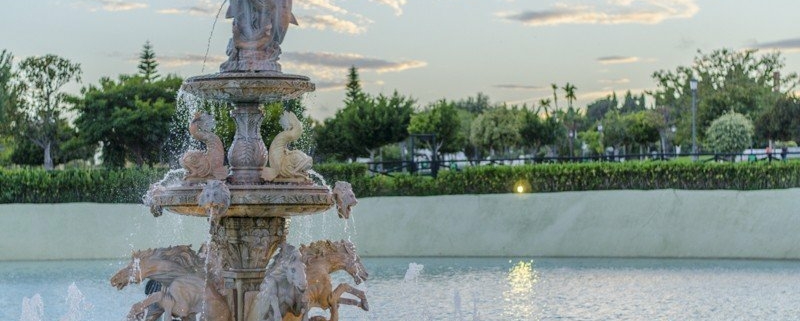 Fountain parque La bateria