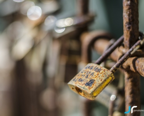 vintage rusty locks