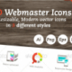 Seo webmaster vector Icon Set