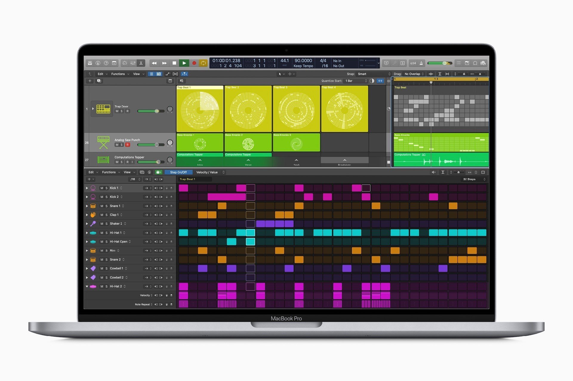 Logic pro X 10.5 Step Sequencer